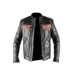 Bill Goldberg Harley Davidson Biker Jacket for Mens
