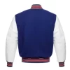 Blue and White Varsity Jacket