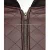Brown Bomber Quilted Jacket Mens