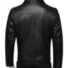 Lambskin Black Leather Trucker Jacket