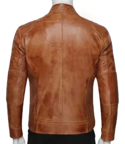Mens Two Pocket Leather Jacket