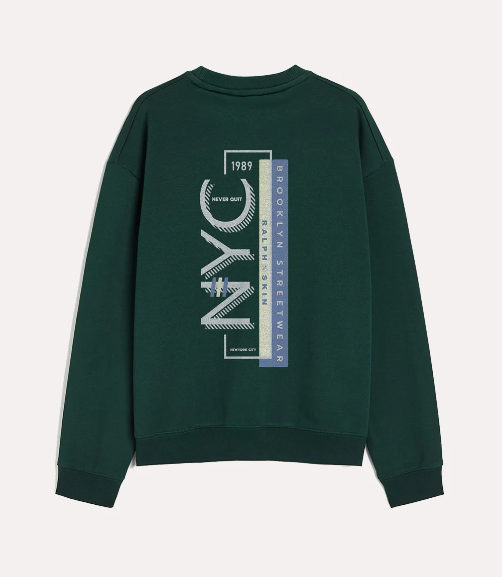 Blue and Beige Styled Ralph Skin Sweatshirt - NYC Edition